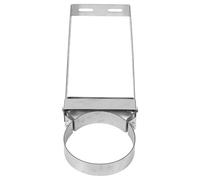 Générique Support Mural de Cheminée en Acier Épais 1,8 Mm, Diamètre 150 Mm, 1 Pièce - Collier de Serrage Robuste pour Fixation Conduit de Cheminée, Support de Tuyau de Drainage Adapté Usage