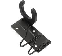 Générique Support Mural Design Gain de Place en Métal et Caoutchouc pour Microphone Noir Rack de Rangement pour Micros pour Maison et Ktv