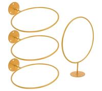 Générique Support Mural doré pour Basket-Ball et Football en Fer, 4 pièces, Rack de Rangement de Ballons pour Maison et Bureau, Installation sans bavures Facile