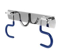 Générique Support Mural en INOX 304 pour Balais à Franges 2 Crochets Multifonctions en Métal Porte-Balai Robuste et Pratique pour Rangement Maison Salle de Bain et Buanderie