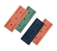 Générique Support Mural en Plastique pour Multiprise 4 Pièces, Outil de Fixation sans Perçage pour Organiser Câbles et Fixer Adaptateurs Bureau ou Mur Couleur Aléatoire