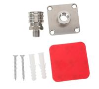 Générique Support Mural INOX pour Porte-Flacon Pulvérisateur de Mousse à Connexion Rapide 1/4 Pouce, Étagère Métallique Résistante pour Nettoyeur Haute Pression, Organisateur D’Outils