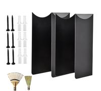 Générique Support mural pour balai | Lot de 2 supports muraux en acier antidérapant - Accessoires de rangement pour garage,Pour abri de jardin, atelier, maison, magasin de bricolage,