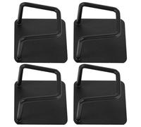 Générique Support Mural pour Balance de Poids, Lot de 4, Support Mural Universel pour Balance de Salle de Bain et Balance électronique, Rangement Mural Pliable en Fer, pour Chambre et