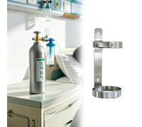 Générique Support Mural pour Bouteille d'oxygène de Petite capacité (2, 2,8, 4, 10 L), Support de Rangement pour Bouteilles de gaz hospitalières, Support Anti-basculement pour extincteur/BOU