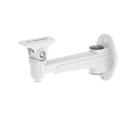 Générique Support Mural pour Caméra de Vidéosurveillance, Réglable 360° pour Intérieur et Extérieur, Fixation Murale Solide en Plastique Blanc, Support pour Caméra de Sécurité Polyvalent