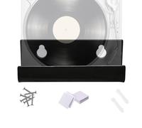 Générique Support Mural pour Disque Vinyle Acrylique Noir de 4 Pouces