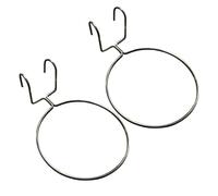 Générique Support mural pour - Lot de 2 anneaux support à pot fleur,Support Anneau Mural Avec Jardinière,Pour Chambre Bébé Balcon Maison Salon Appartement Dortoir Patio Entrée