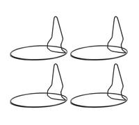 Générique Support Mural Pour Pots De Fleurs | Support Décoratif Stable - Lot De 4 Pièces | Anneau mural support à pots de fleurs,pour Intérieur Extérieur Chambre Porche Balcon Jardin Patio Rampe