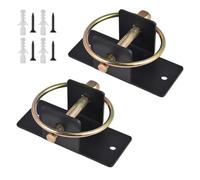 Générique Support mural pour seau | Support accroche-grain avec axe - Porte-seau à fixer au mur | pour enclos, ferme, tracteur, bétail