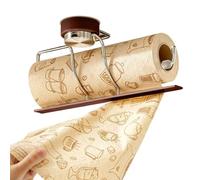 Générique Support mural pour serviettes en - Porte-serviettes en de cui | Support de rangement de rouleaux de serviettes, porte-serviettes en sans perçage pour salle de bains, cuisine à domici