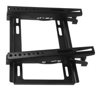 Générique Support Mural pour Téléviseur Support TV en Fer Noir, Réglable Inclinable, pour TV et Moniteur 17-43 Pouces, Charge 25kg, Installation Facile Accessoires et Instructions