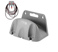 Générique Support Mural Pour Tuyau D'Arrosage | Panier robuste à rangement de tuyau d'eau,Crochet De Flexible D'Arrosage,pour Sous-sol Garage Pièce utilitaire de la maison Extérieur Arrière-cour