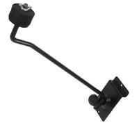 Générique Support Mural Professionnel pour Cymbales en Fer Noir, Bras de Cymbale Facile à Installer, Accessoire Musical Robuste pour Batterie et Percussion