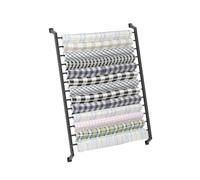 Générique Support Mural Stockage Rouleaux Tissu Textile, Conception Multicouche, Support d'affichage Rouleaux Vinyle, for Supports Papier d'art Film fenêtre(10 Layers)