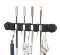 Générique Support Murale Pour Balai - Range-Balai Avec Ventouse Pour Cuisine,Organisation Maison Pour Outils Jardin Gants Pelle Torchon Brosse Buanderie Commerciale