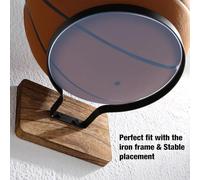 Générique Support Murale pour Ballon De Basketball - Stockage Décoratif pour Articles Sportifs,Râtelier Murale pour Affichage De Ballons,pour Salon Chambre Couloir sous-Sol Studio Dortoir Entrée