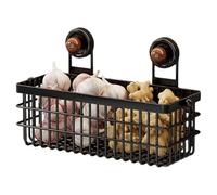 Générique Support Organisateur d'Évier Cuisine,Étagère Murale - Étagère Murale Douche Ventouse Imperméable,pour Oignon Gingembre Ail Plan De Travail Coton Mouchoirs Toilettes Hôtel Dortoir