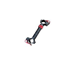 Générique Support Parapluie Chaise Fixe Bracket Aluminium Léger Facile à Poser Résistance Convient Camping Plage Balcon Vélo Jardin, Noir