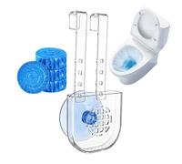Générique Support pastilles de toilette,Support Transparent Antirouille,Porte-pastille intérieur WC | Pour salle de bain usage domestique domicile hôtel crèche bureau voyage