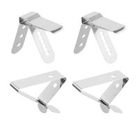 Générique Support Pince pour Thermomètre Lot de 4 en Acier Inoxydable 304 pour Sonde Température Cuisson Barbecue et Cafetière Fixation Horizontale Stable