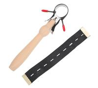 Générique Support Portable pour Bâtonnets de Moxa Contrôle de Combustion et Protection Anti-brûlure, en Acier Inoxydable et Bois, pour Usage à Domicile ou Salon de Beauté Couleur Aléatoire