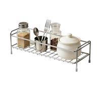 Générique Support Porte-Éponge pour Évier De Cuisine | Plateau en Acier Inoxydable | Plateau Rangement Évier Cuisine,pour Savon, Brosse, Chiffon, Serviette, Bain, Maison, Restaurant