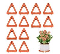 Générique Support Pots De Fleurs | 12 Pièces Rehausseurs De Pot Triangulaires,Porte-,Pour Serre Terrasse Deck Porche Jardin Balcon Patio Arrière-Cour