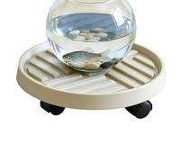 Générique Support pour À roulettes,Base De Pot Solide - Présentoir De avec roulettes Verrouillables,pour Pots de Fleurs Jardin Balcon Déplacement Transport Terrasse Intérieur Extérieur