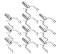 Générique Support pour Arbre Fruitier en Fer Argenté, Fourche Légère et Portable pour Jardinage Extérieur, Lot de 10 Pièces, Solide et Réutilisable