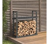 Générique Support pour Bois de Chauffage Gris 110x35x108,5 cm Bois de pin,Accessoires pour Range-bûches & Porte-bûches,7.72KG-823859