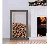 Générique Support pour Bois de Chauffage Gris 60x25x100 cm Bois de pin,Accessoires pour Range-bûches & Porte-bûches,5.56KG-822414