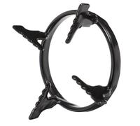 Générique Support pour Cafetière Noir en Fer Surface Lisse et Design Spécial, Support pour Brûleur à Gaz pour Ustensiles Cuisine et Pots à Café