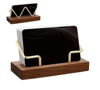 Générique Support Pour Cartes De Visite, Porte Cartes De Visite En Bois, Présentoir Pour Carte De Visites, Porte Carte De Visites Portable, Portes Cartess De Bureau Créatif