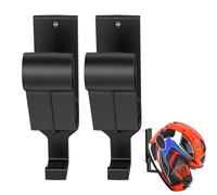 Générique Support Pour Casque - Deux Pièces Support Avec Crochet | Pour Casque De Motocyclette | Pour Stockage Murial De L Équipement Veste Chapeau Sac À Dos Manteau Vêtements Sac Hommes
