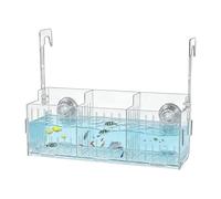 Générique Support pour d'aquarium - Cintre Transparent, jardinière en Acrylique à Double Crochet à Hauteur réglable, Outil de décoration Aquatique, Accessoires pour, Support d'aquar