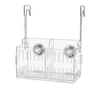 Générique Support pour d'aquarium - Jardinière en Acrylique de 30 cm | Support réglable en Hauteur à Double Crochet, Panier sous- Transparent pour étagère d'angle de décoration, Mousse