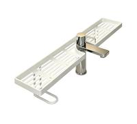 Générique Support pour évier de Cuisine - Égouttoir Portable sans Perçage avec Bac Récupérateur - Support pour Robinet Cuisine,pour Brosses à Dents, Cosmétiques, Salle de Bain, Toilettes