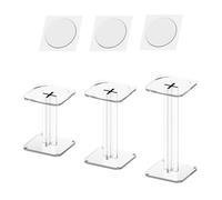 Générique Support pour Figurines - Support Figurine Collection Acrylique 3 Pièces - Porte-Collection Décor de Table pour Étagère, Comptoir, Mariage, Fête, , Adultes, Chambre, Bijoux,