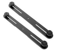 Générique Support pour Lampe Torche Double Fixation 2pcs en Alliage D'aluminium Anti-Rouille Barre D'extension T pour Microphone et Flash Caméra 1/4