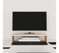 Générique Support pour Moniteur 50x27x10 cm Bois de pin Solide,Appareils électroniques, Accessoires électroniques, Accessoires pour Ordinateurs, Supports pour Ordinateurs, Brun (Poids 1.52KG)