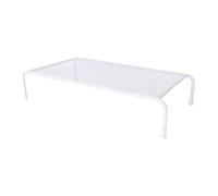 Générique Support pour Ordinateur Portable - Support métallique Ergonomique Gain de Place, surélevé pour Ordinateur Portable de Bureau - Rangement pour PC, imprimante, Clavier, Organisation du Bureau