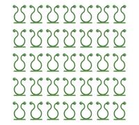 Générique Support pour Plantes de Jardin Vert en Plastique 100 Pièces Clips de Fixation Faciles à Utiliser pour Tuteur de Plantes Grimpantes Favorisent la Croissance