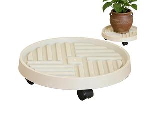 Générique Support pour Roulant - Base De Pot Solide - Présentoir De avec roulettes Verrouillables,pour Pots De Fleurs Jardin Balcon Terrasse Intérieur Transport Déplacement