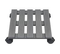 Générique Support pour sur roulettes, Cadre Roulant Étanche, 30 X 30 X 7,5 Cm, Support pour Robuste, Chariot À Plántes, Action De Roulette Douce, pour Utilisation Au Sol De Terrasse