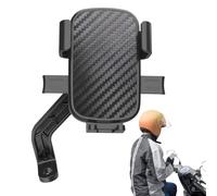 Générique Support pour Téléphone Moto - Fixation Anti-Vibrations,Monture Rotative À 360 Degrés pour Smartphone De Moto,pour Vélo Scooter Quad VTT et Balade en Plein Air