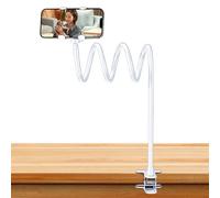 Générique Support pour Téléphone pour Lit,Pied Réglable à Long Bras,Monture Bureau Téléphone - pour Bureau Mur Voiture Tête De Lit Fauteuil Inclinable Vélo Dortoir Allongé Assis Personnes