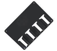 Générique Support pour Tondeuse à Cheveux Mural en Plastique Noir Multi-emplacements, Résistant la Déformation, pour Salon de Coiffure et Rangement Peignes