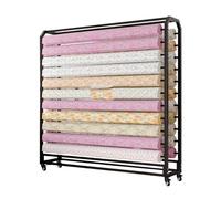 Générique Support Rangement for Rouleaux Tissu,Grand Chariot en Fer for Tissus Textiles,Mobile for Pellicule Vinyle,for Rouleaux Cuir,Film for Fenêtre,Papier Peint(18 Rods)