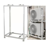 Générique Support Robuste pour Mini-climatiseurs et thermopompes, Base de Montage au Sol Durable pour condenseurs de 9 000 à 18 000 BTU, Conception à Deux Niveaux (80 x 40 x 120 cm)